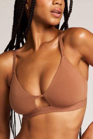 Cloud Cotton Cutout Bra