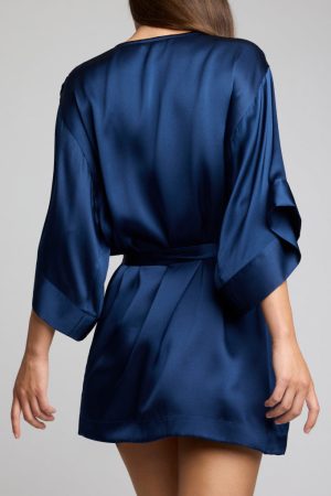 Eclipse Silk Mini Robe