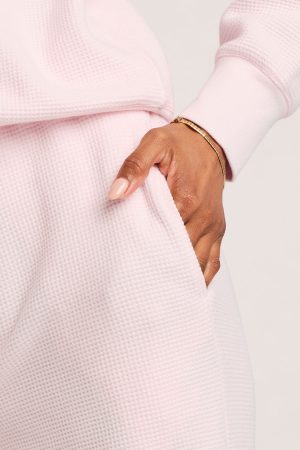 Waffle Knit Track Pant